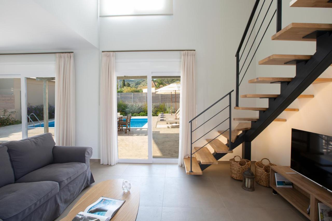Grappolo Lefkada Villas - Vilana Ideal For Families And Small Groups Apolpaina Bagian luar foto
