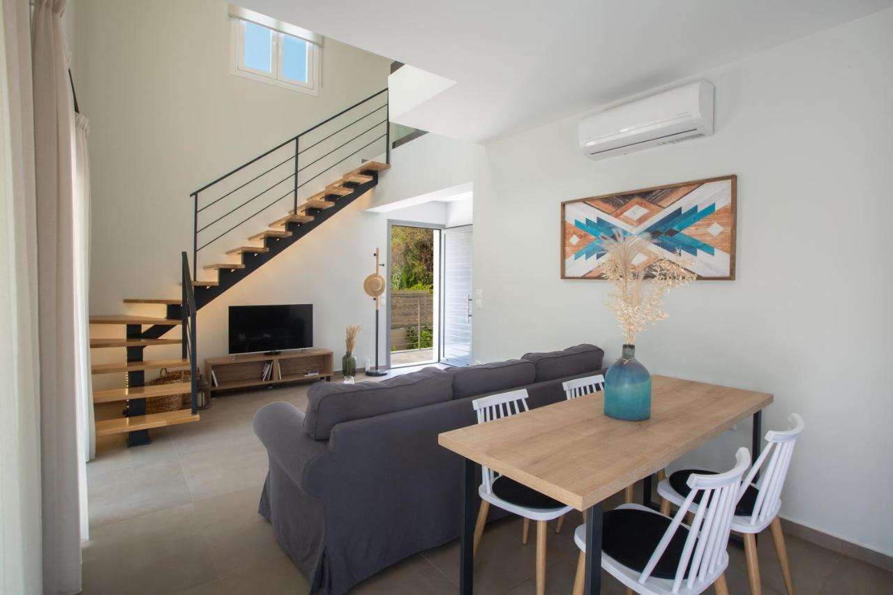 Grappolo Lefkada Villas - Vilana Ideal For Families And Small Groups Apolpaina Bagian luar foto