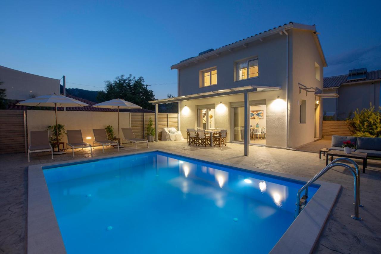 Grappolo Lefkada Villas - Vilana Ideal For Families And Small Groups Apolpaina Bagian luar foto